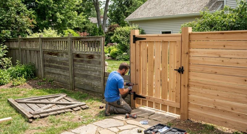 Wood Fence Repair